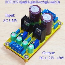 AC-DC LM317 LM337 Scheda