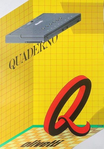 Quaderno olivetti poster - quaderno,
