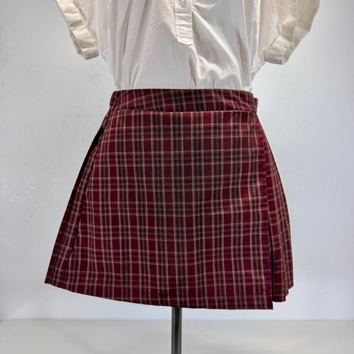 Minigonna kilt plissettata