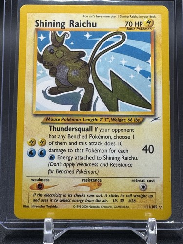 Neo destiny shining raichu - destiny,