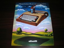 OLIVETTI LETTERA 35 1975 pubblicità/advertising/werbung