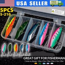 Lotto 5 pezzi esche da pesca