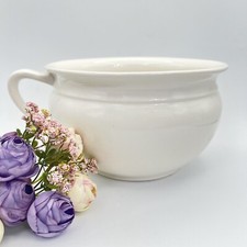 Vaso da notte Antico d'epoca in ceramica pitale antico vecchio cache pot inglese