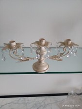  2 Candelieri a   tre candele Vintage,Stile Antico