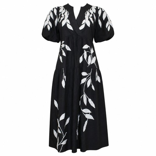Abito midi nero anthropologie - abito,