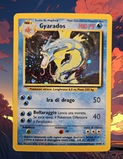 Pokemon Gyarados 6/102 Set Base - HOLO - Ita - Vintage - EXCELLENT