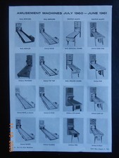 1961 16 Amusement Machines CoinOp arcade AD ChiCoin Bally United's Bowling Alley