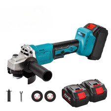 Smerigliatrice Angolare Brushless 125mm 1000W 3 Velocità + Kit 2 Batterie 21V