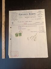 Fattura storica Gallarate, auto forniture fratelli Bonetti officina  - AF3