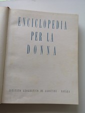 Enciclopedia per  la Donna-DeAgostini Ed. 1958