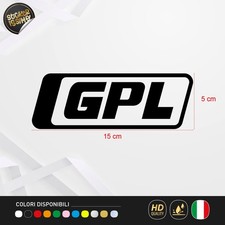 Adesivo GPL Interno Auto – Prespaziato 15x5 cm – Etichetta Lunotto Obbligatoria