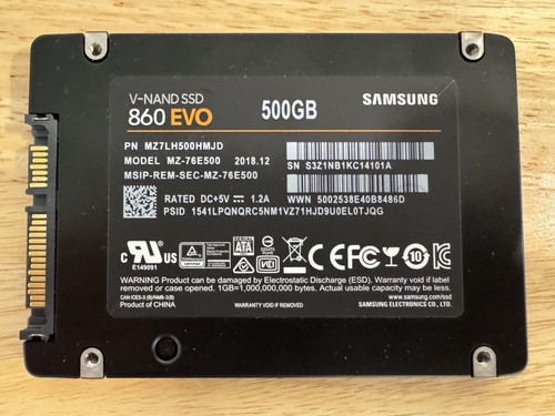 Samsung 860 evo 500 5 - gb, 2,5"