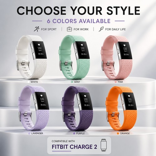 Fitbit charge band silicone - 2,