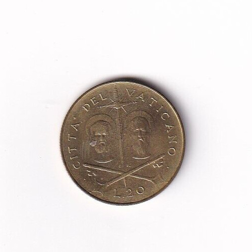 Vaticano paolo lire 20 - paolo,