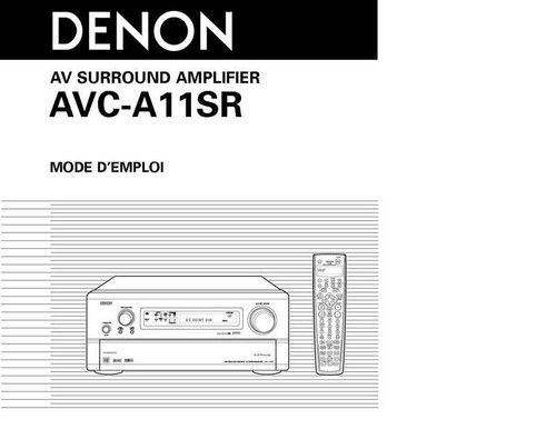 Denon avc a11sr ricevitore - avc-a11sr,
