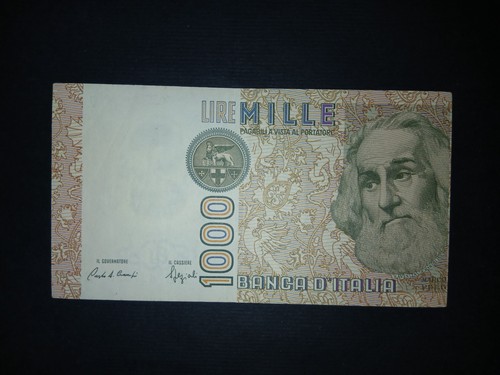 1000 lire polo errore - 1000, di