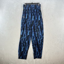 Pantalone Otomix Vintage Uomo XL Blu Onde Baggy Sollevamento Pesi Palestra MC Hammer anni 90