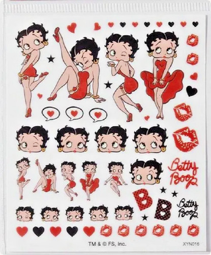 Adesivi unghie betty boop - unghie,