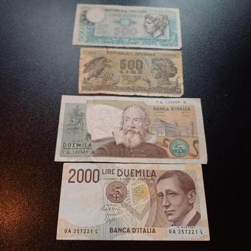 Vecchie banconote italiane - vecchie,