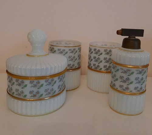 Set bagno toilette vetro - da,