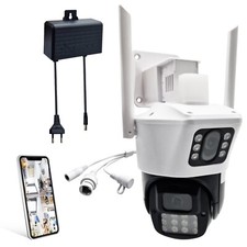 videocamera telecamera wifi da esterno grandangolo 4K HD sensore PIR IP66 360°