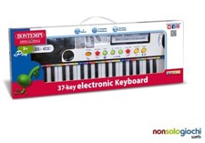 Tastiera 37 tasti Electronic Keyboard gioco bimbo 12 3710 Bontempi -nuovo-Italia