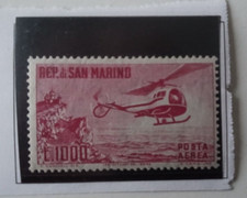 1961 san marino - marino, "elicottero"