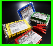 MOLLETTE BUCATO PINZE ANTIRUGGINE IN PLASTICA STENDI BIANCHERIA PANNI MOLLETTA