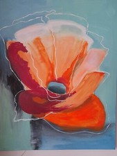 Semi astratto bellissimo fiore