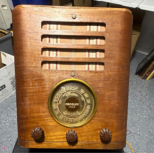 Crosley fiver radio epoca - radio, a