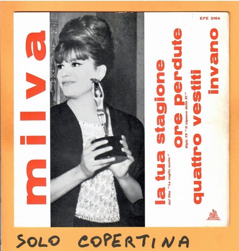 Solo copertina ep - solo, milva