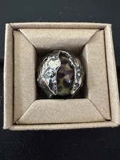OHM inner Self 2.0 Glass Sterling Silver Bead. New In Box.