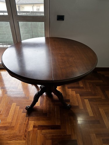Tavolo noce epoca 1850 - in,