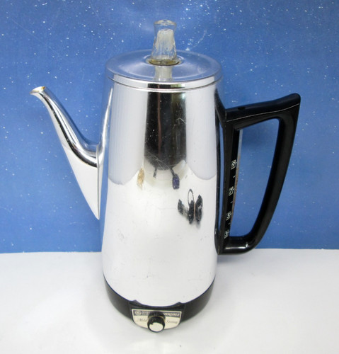 Caffettiera vintage cromata