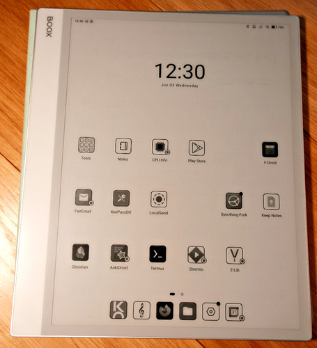 Boox note max tablet b - note, b/w