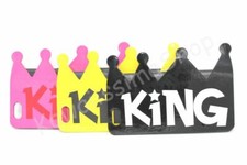 Cover in silicone IPHONE 6/6s e 6Plus scritta KING forma CORONA colori a scelta 