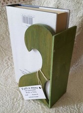 Fermalibro arredo legno design artigianali unici handmade fatto a mano