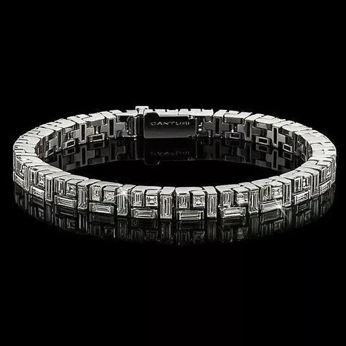 Bracciale tennis zaffiro 7ct - bracciale,