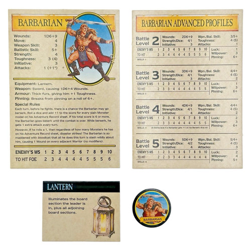 Warhammer quest barbarian set - quest,