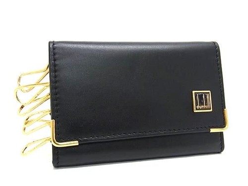 Dunhill leather key case - leather,