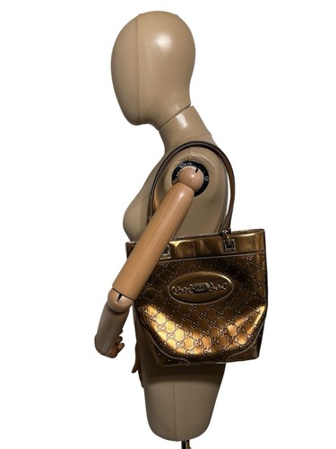 Vtg gucci gold - gg, monogram