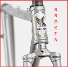 TOMMASINI SET TELAIO ACCIAIO ANNI 70 BICI CORSA STRADA VINTAGE OLD CAMPAGNOLO