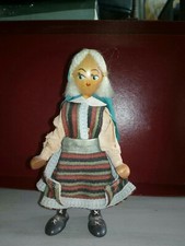 Bambola legno antica 800 - bambola,