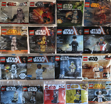 1 LEGO® STAR WARS MINIFIGURE in polisacco a scelta