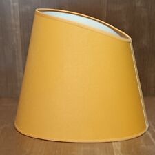 Abat Jour Asymétrique Orange, Forme Ovale, Vintage, Signée L. Drimmer 