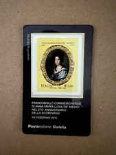 Luisa De MEDICI+ Tessera Filatelica + 2013+ PERFETTA