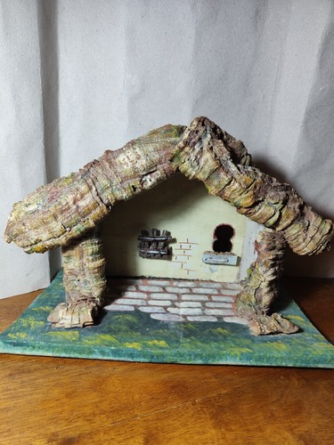 Capanna presepe cartone - capanna,