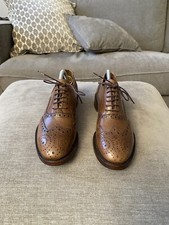 Francesina in pelle color cuoio Elisabetta Neri Tg. 36,5