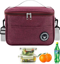 Borsa Termica Porta Pranzo, 6.4L Borsa Termica Addensato, Borsa Frigo, Borsa Pra