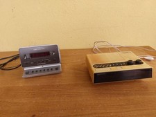 LOTTO 2 RADIO SVEGLIE RADIOSVEGLIA GRUNDIG SONO CLOCK 400 TECON ANNI '70